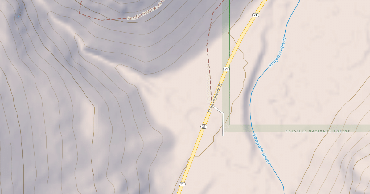 Map preview of TENMILE CAMPGROUND