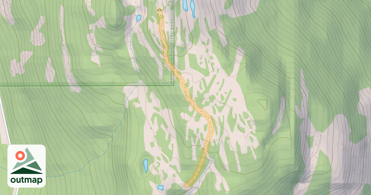 Map of Telemagique Ridge Route