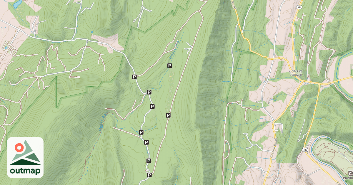 Map of Sandflat Rd