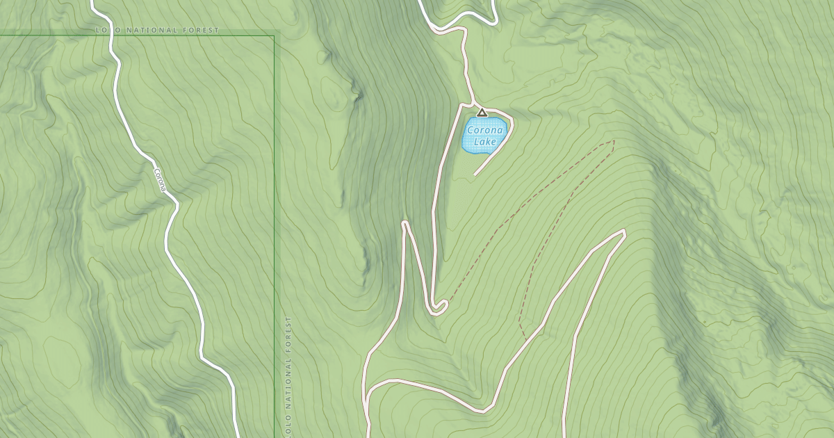 Map preview of CORONA LAKE