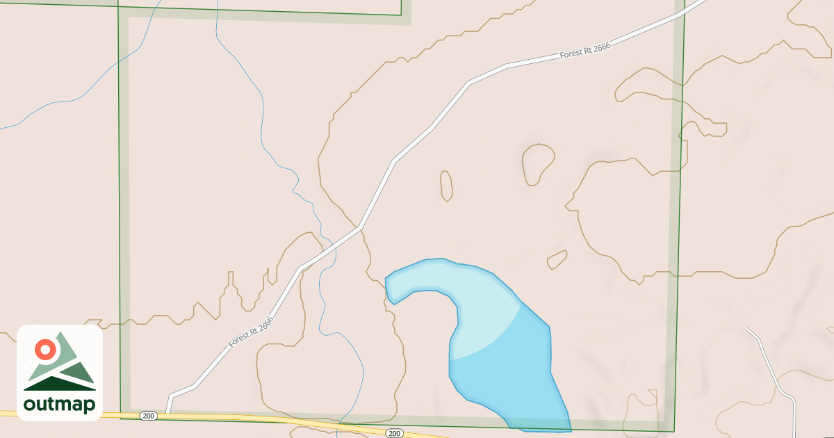Map of MN 200 SPUR 2666