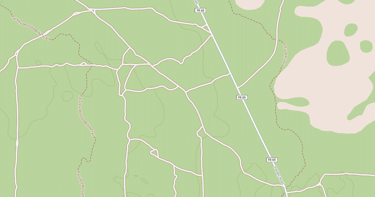 Map preview of USFS National Forest System Roads {E4D2B586-A129-4ED9-A007-7C6E7FE6B9A8}