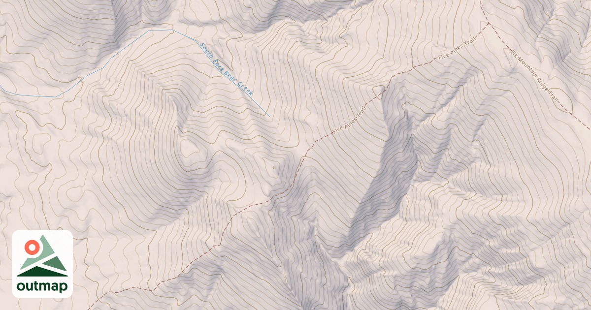 Map of Five Pines