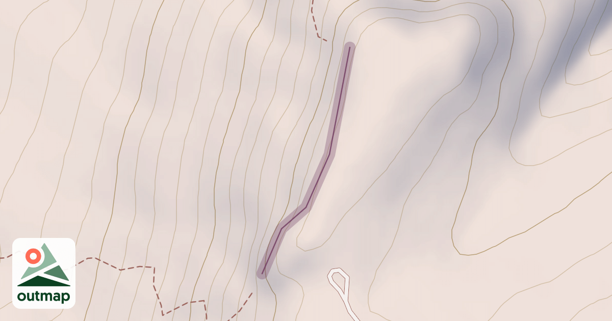 Map of Trout Creek Main Wall
