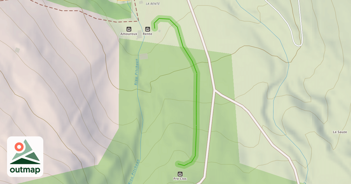 Map of Pré Clos