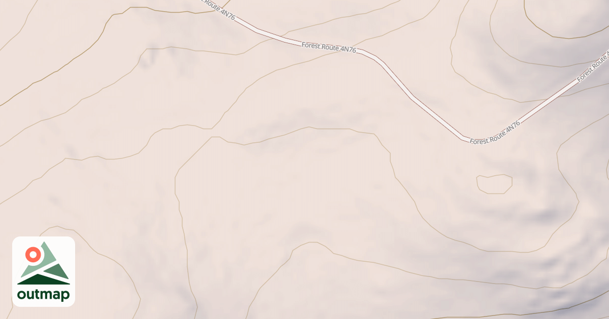 Map of USFS Motor Vehicle Use Map Trails 244110010602