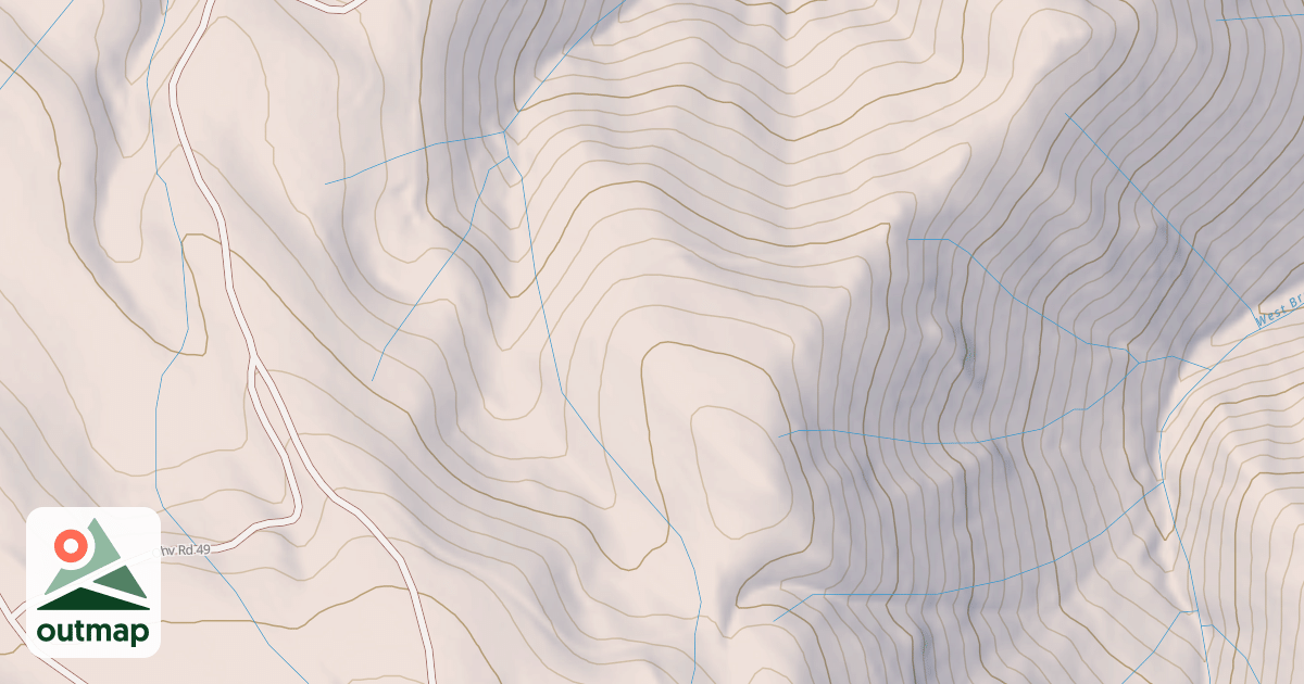 Map of CLAREMONT TIE SPUR