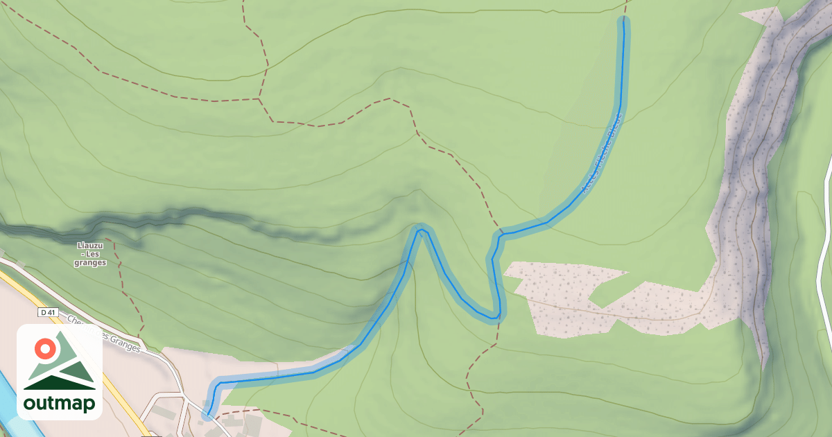 Map of Accès Flèche Bleue
