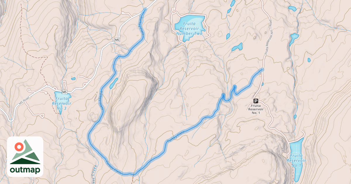 Map of Turkey Flats