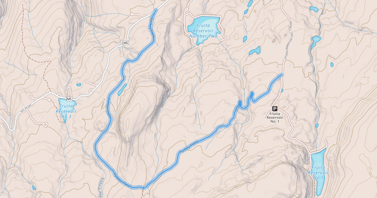 Map preview of Turkey Flats