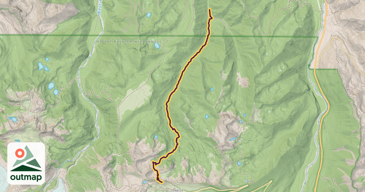 Map of Huckleberry Creek Trail