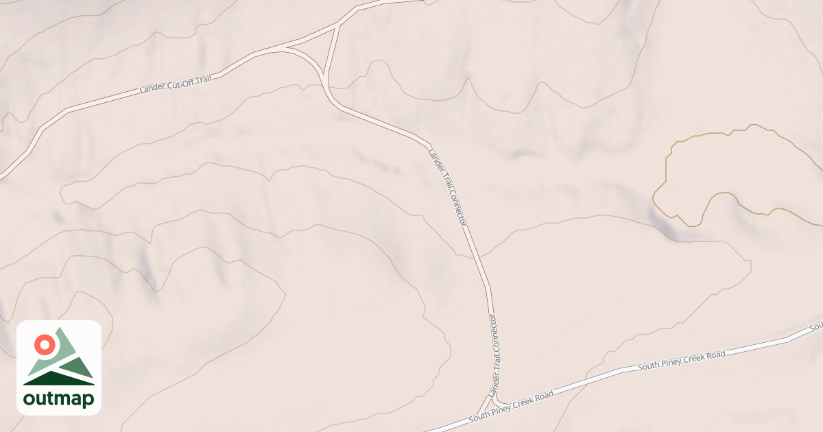 Map of LANDER TRAIL CONNECTION