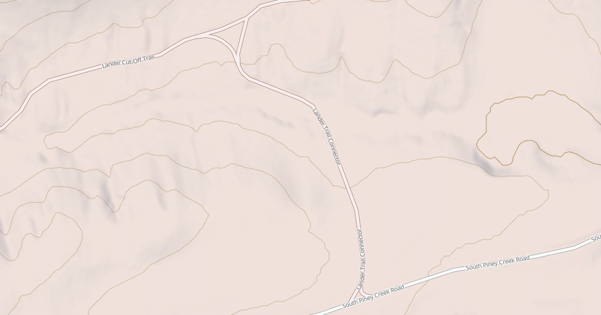 Map preview of LANDER TRAIL CONNECTION
