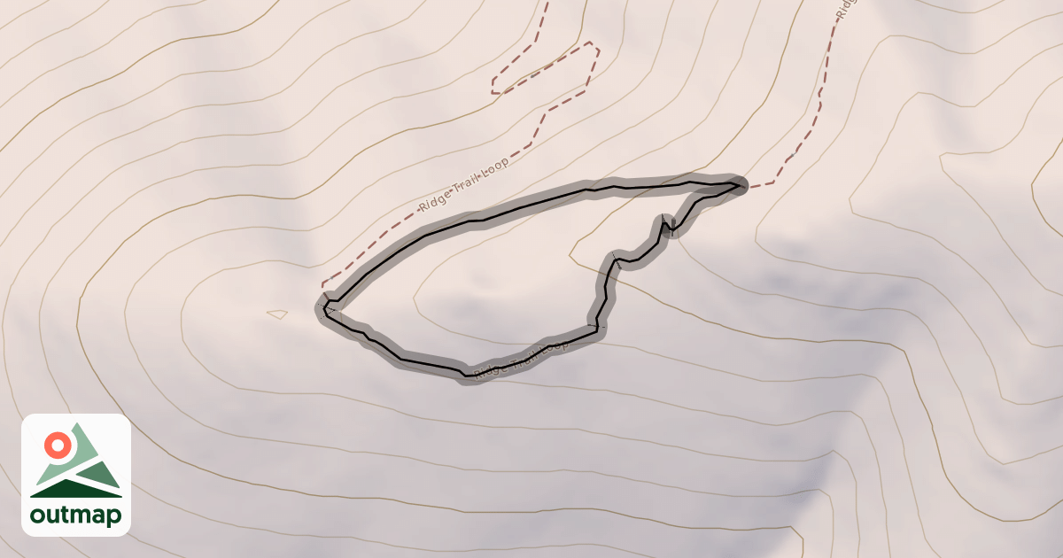 Map of Ridge Trail Loop