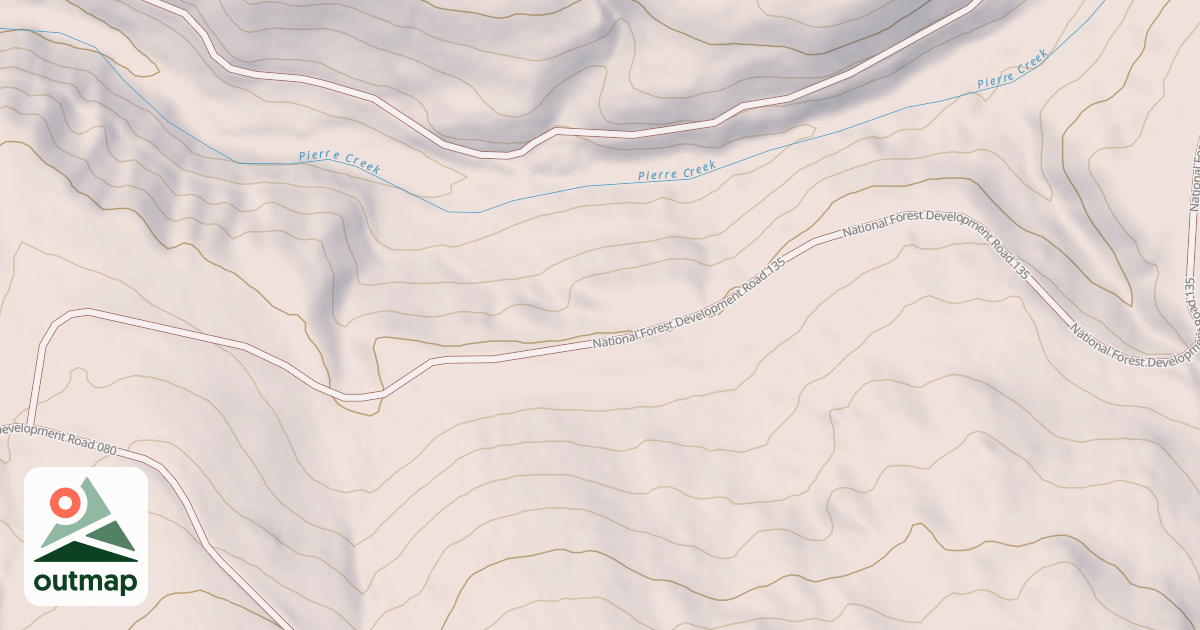 Map of USFS Motor Vehicle Use Map Roads {5E7EE7B8-9ECE-4722-81E8-EFBF2DA9A572}
