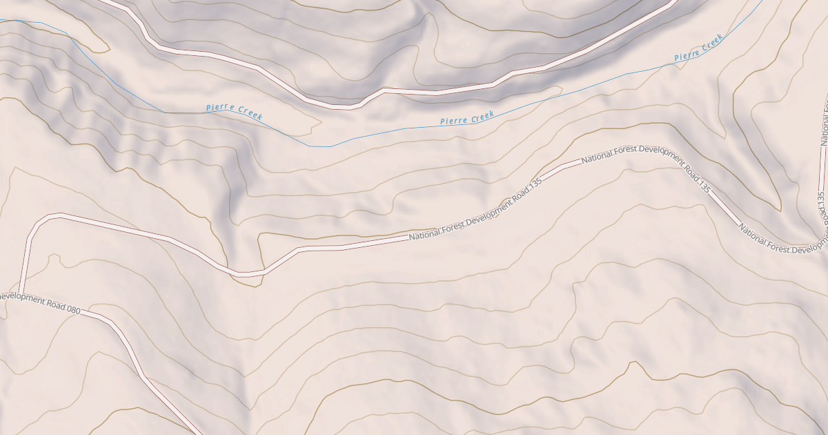 Map preview of USFS Motor Vehicle Use Map Roads {5E7EE7B8-9ECE-4722-81E8-EFBF2DA9A572}
