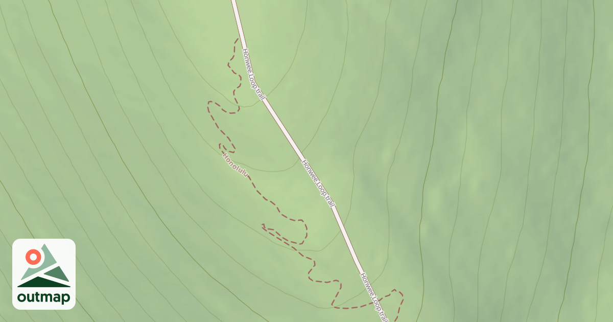 Map of Honwee Loop Trail
