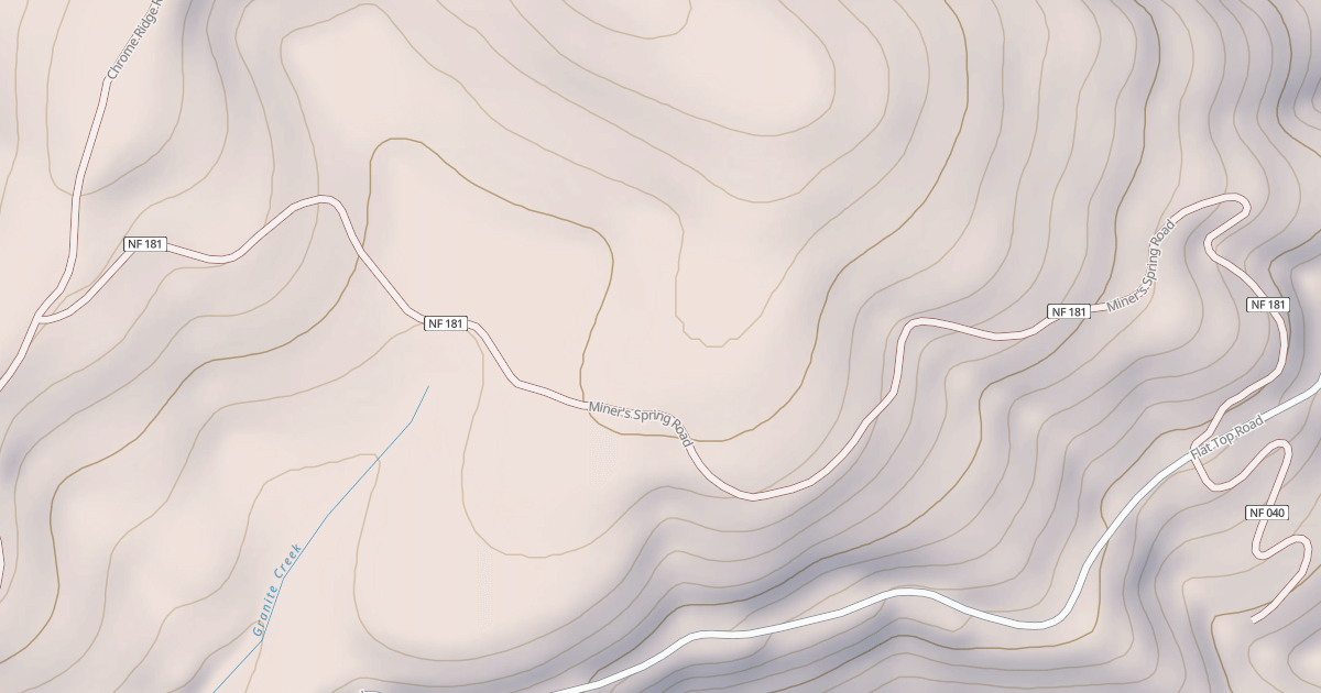 Map preview of MINERS SPRING
