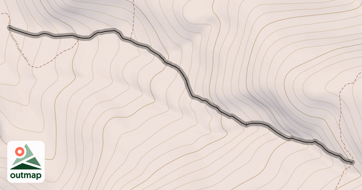 Map of 344 Jackson Creek Trail