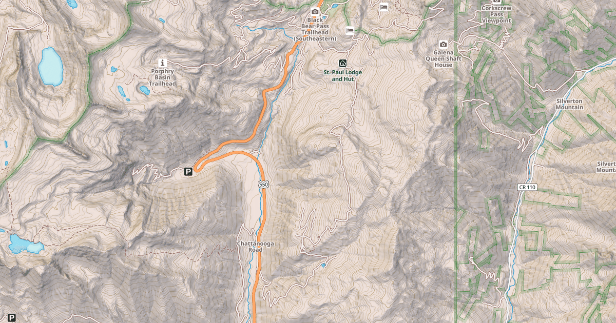 Map preview of U.S. BASIN