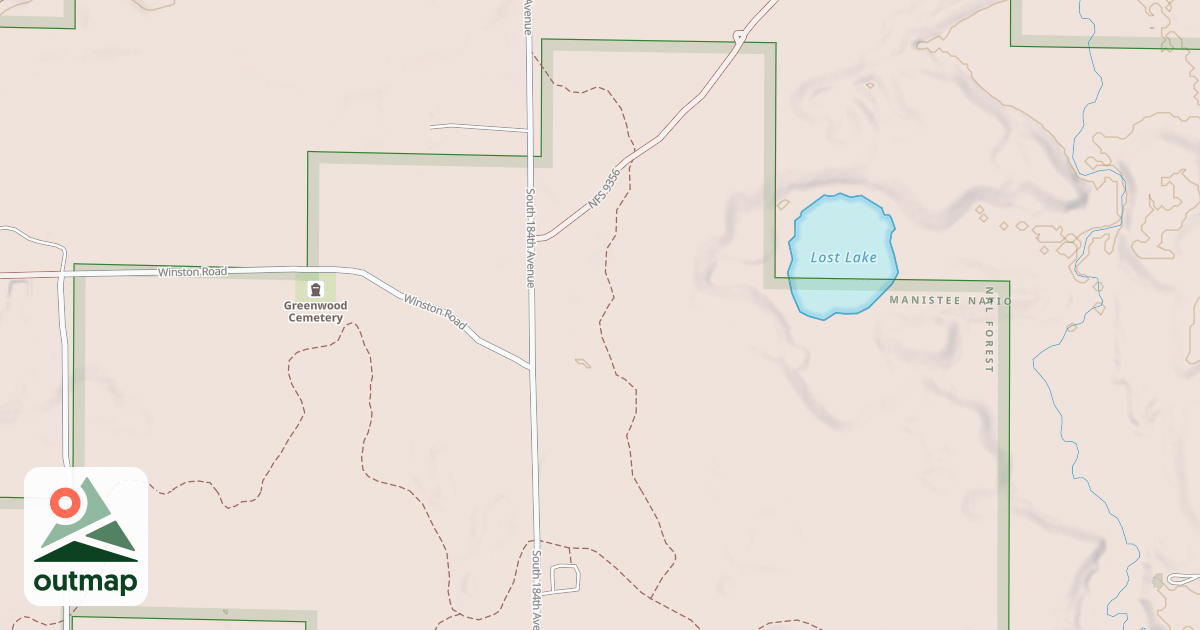 Map of Horseshoe Motorcycle Trail