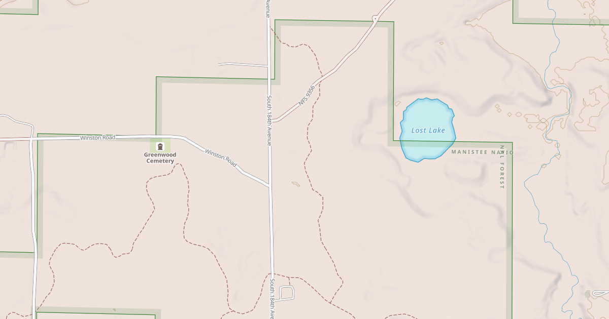 Map preview of Horseshoe Motorcycle Trail