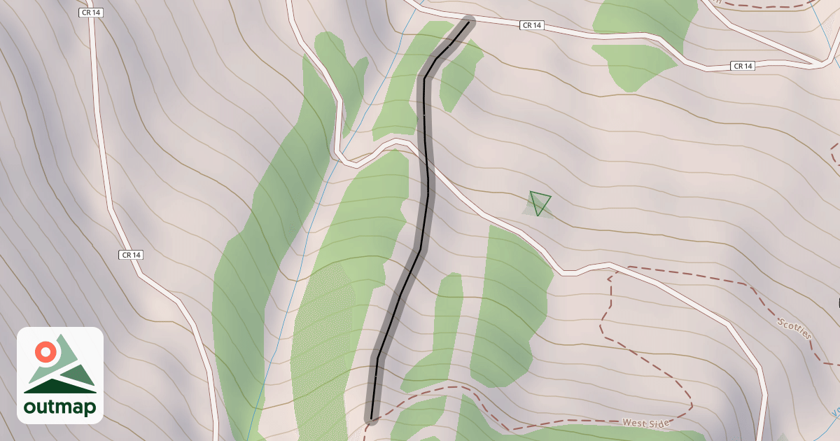 Map of Corkscrew