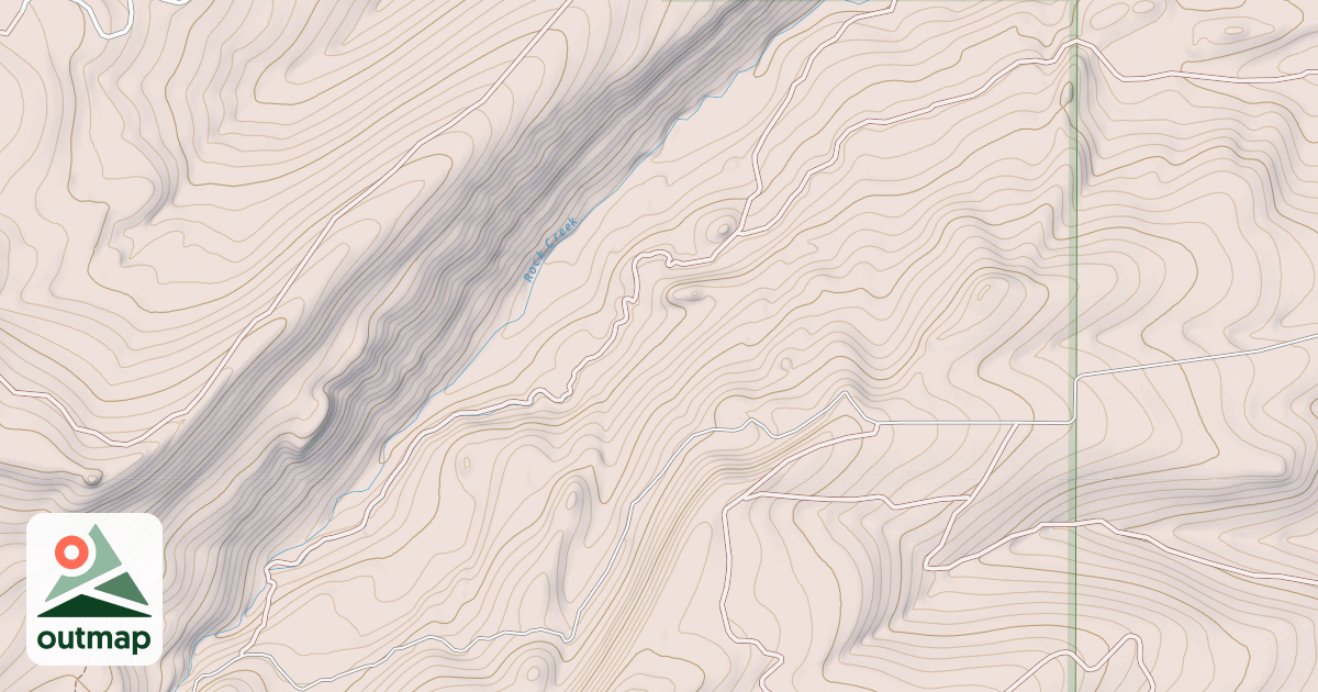 Map of PAULY DITCH