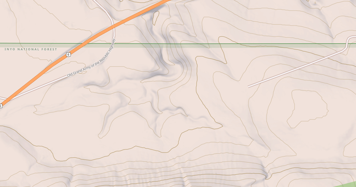 Map preview of USFS National Forest System Roads {3AA83A04-CFAA-4CEE-892C-BBF84E99273D}