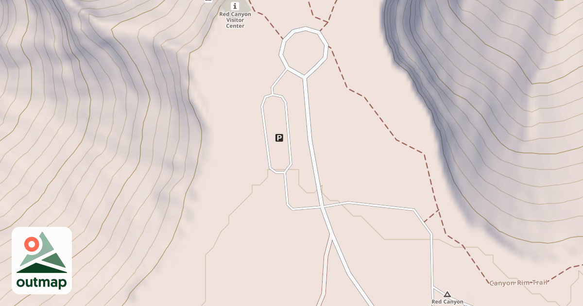 Map of RED CANYON PARKING