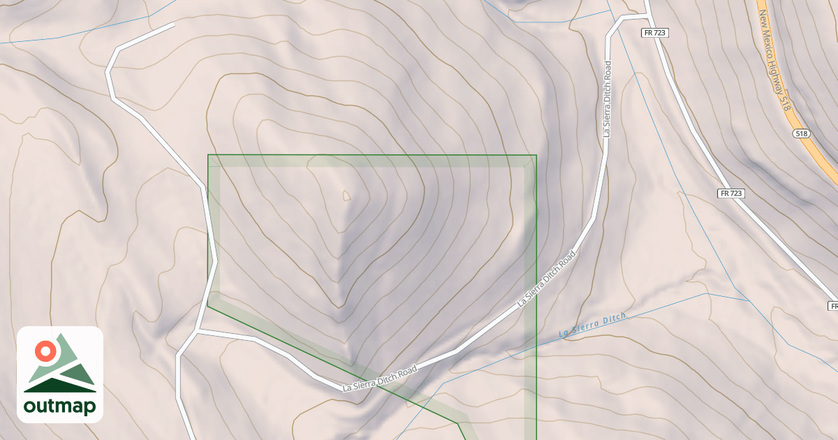 Map of LA SIERRA DITCH
