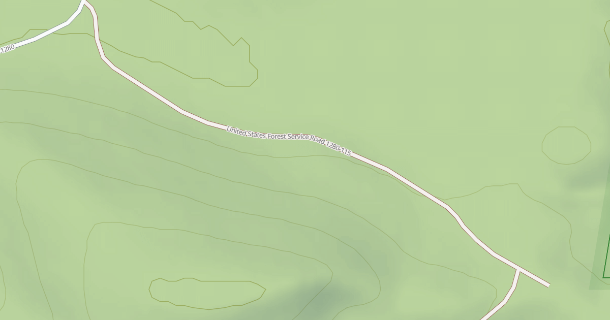 Map preview of USFS National Forest System Roads {0E9825AE-D751-4F25-B4E2-CABB3610DFD1}