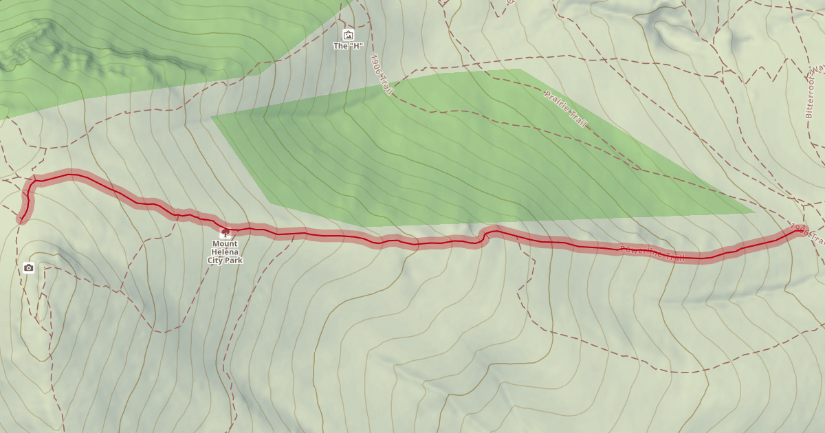 Map preview of Powerline Trail