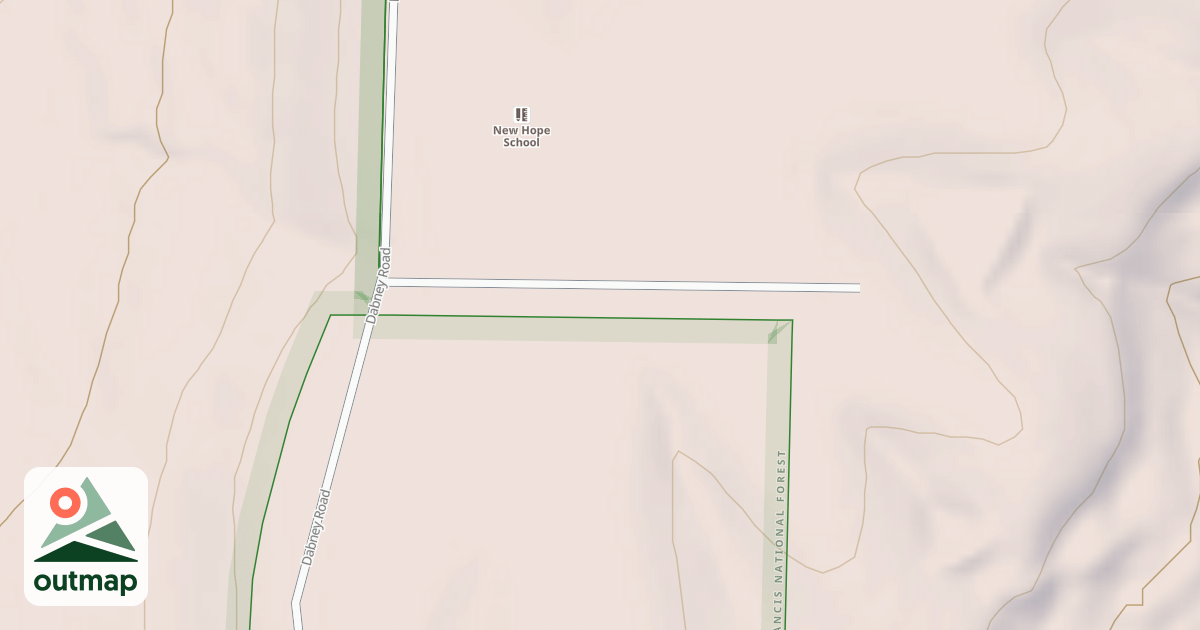 Map of USFS Motor Vehicle Use Map Roads {E1D2B56B-3BFE-49F5-ADBB-FB351713F247}