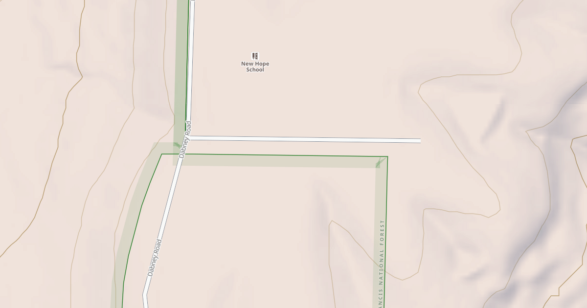 Map preview of USFS Motor Vehicle Use Map Roads {E1D2B56B-3BFE-49F5-ADBB-FB351713F247}