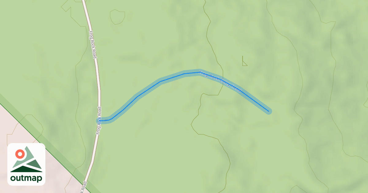 Map of Frog Rock Entry Head