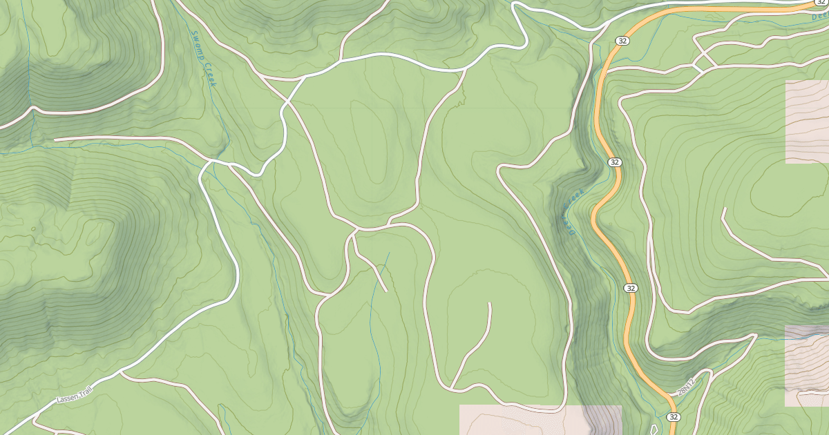 Map preview of LASSEN TRAIL LOOP