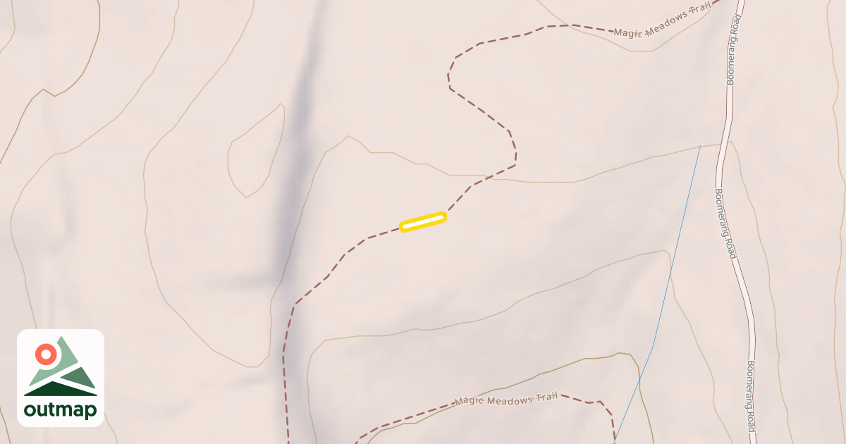Map of Magic Meadows Trail