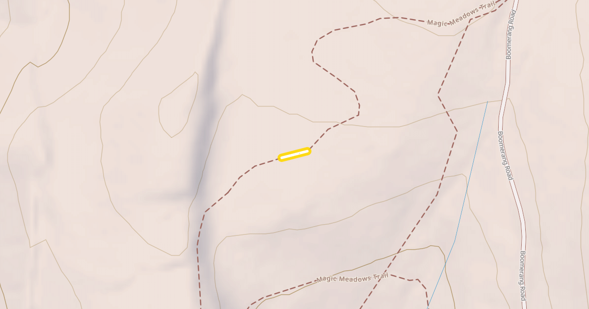 Map preview of Magic Meadows Trail