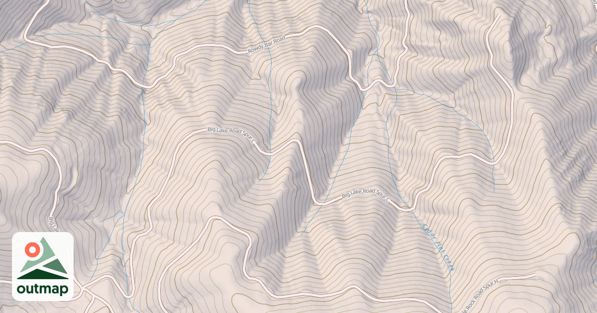 Map of BIG LAKE