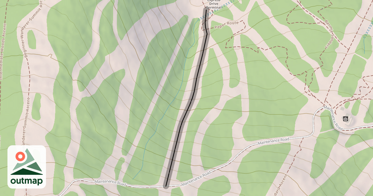 Map of Lower Liftline