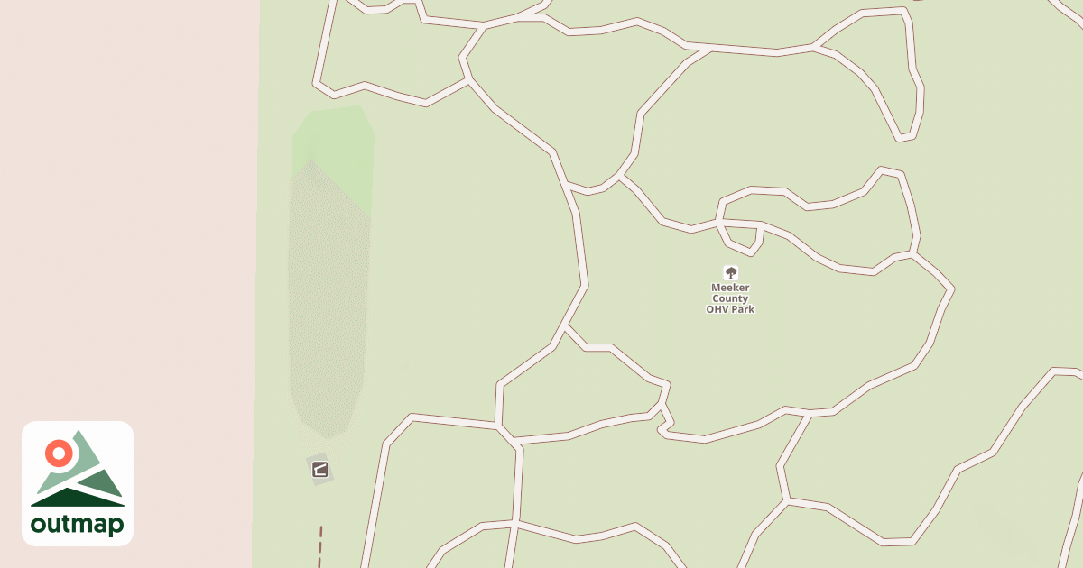 Map of Meeker County ATV/OHM Trails in Meeker