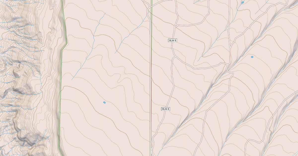 Map preview of BLM National GTLF Public Motorized Roads 26780682-fd36-4454-93bf-d3b1d35124e6