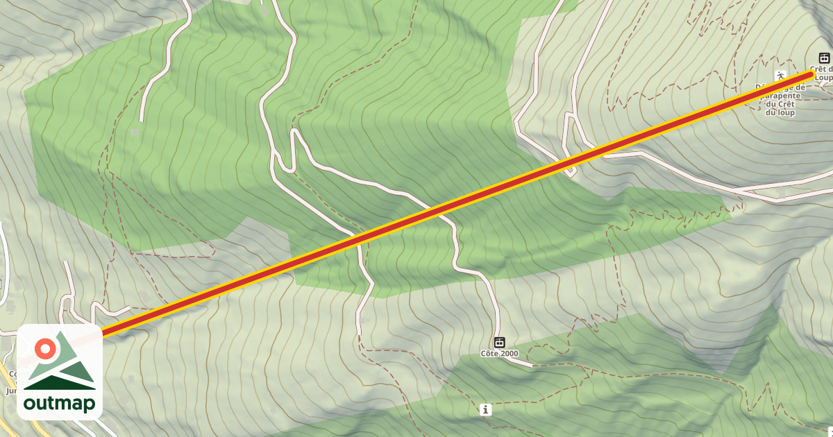 Map of Combe des Juments