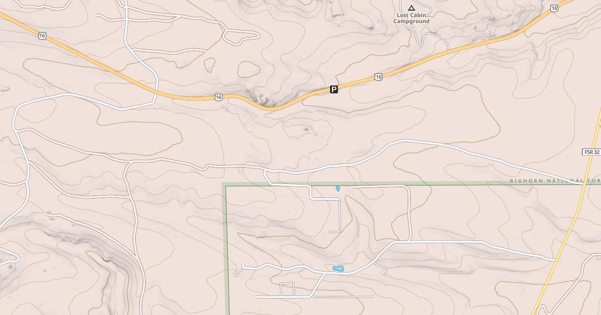 Map preview of LOWER POISON CREEK