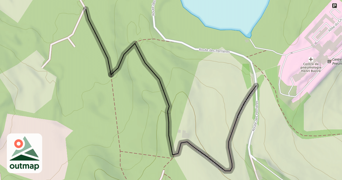 Map of Chemin des Teppes