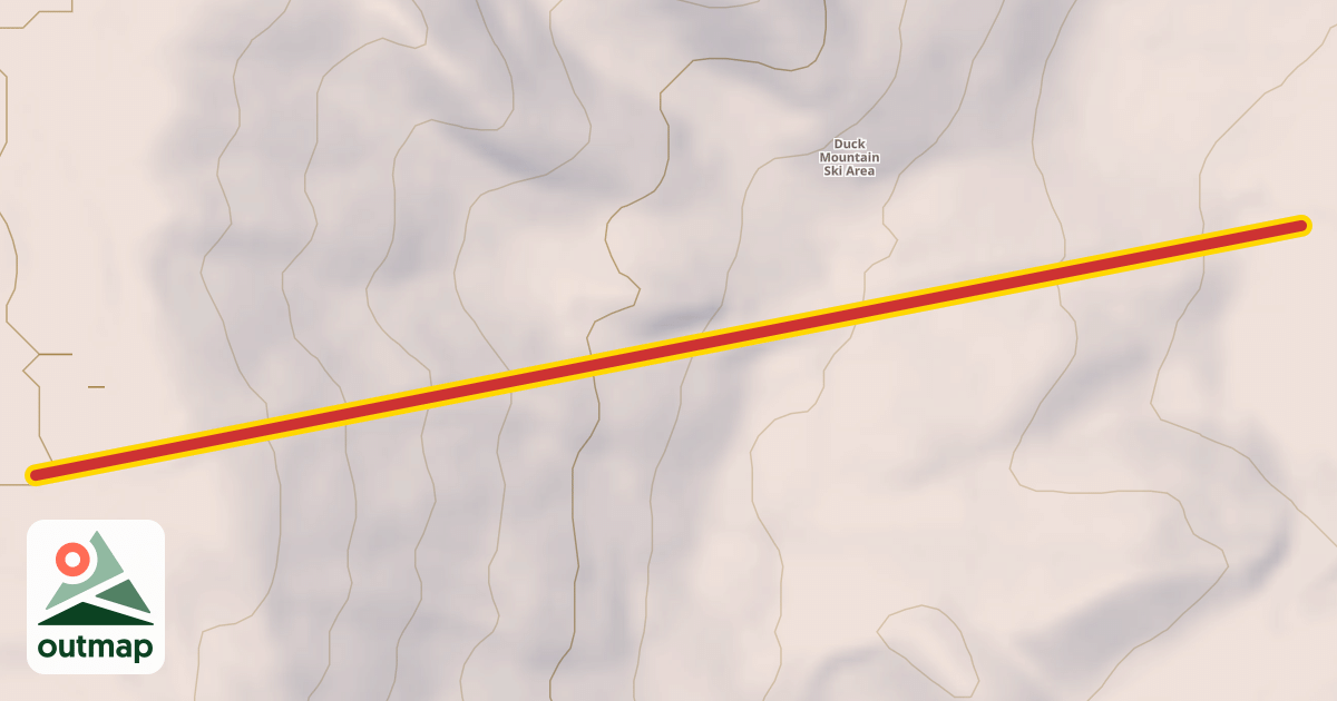 Map of Green T-Bar