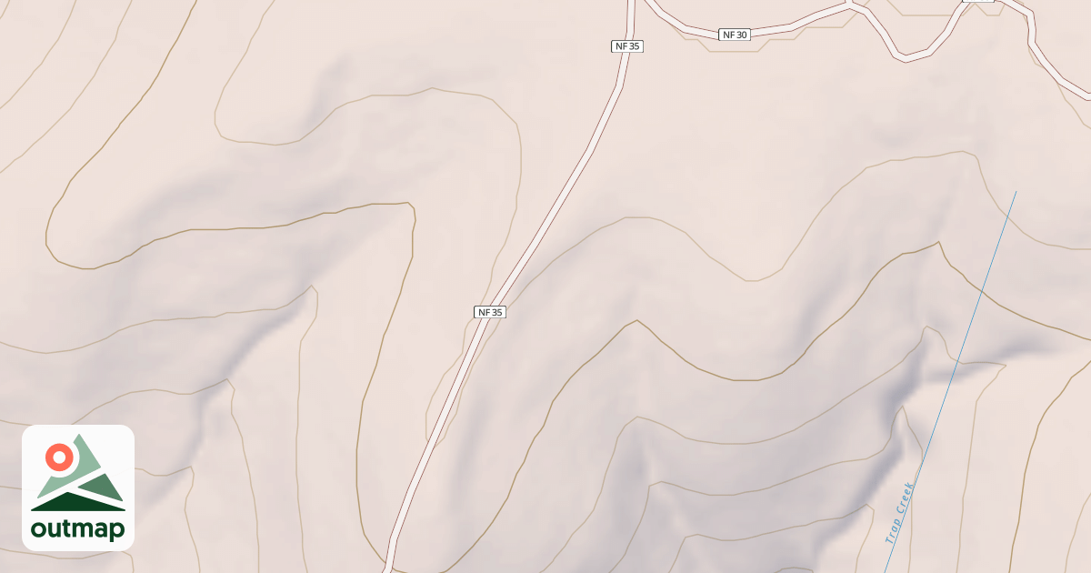 Map of USFS Motor Vehicle Use Map Roads {21C61069-96CC-466A-8ECC-525F29AEB398}