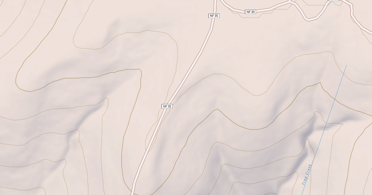 Map preview of USFS Motor Vehicle Use Map Roads {21C61069-96CC-466A-8ECC-525F29AEB398}