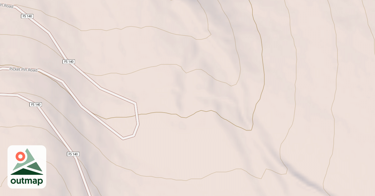 Map of PICKET PIN Y